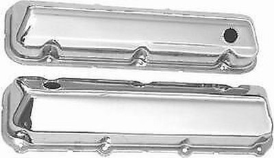 Chrome Stahl Ventildeckel 429-460 Paar RACING POWER CO-PACKAGED R9297