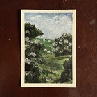 Original ACEO Acrylic Painting – English Countryside - miniature landscape art — photo 2