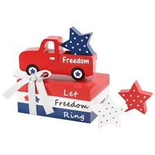 4th of July Decorations, 7 Pcs Patriotic Table Centerpieces Independence Day ...