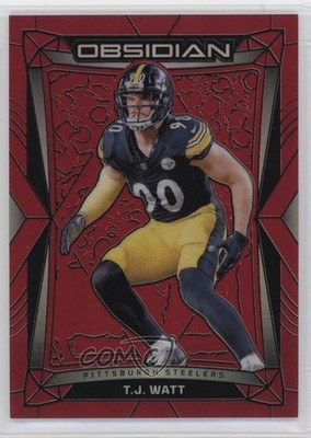 2024 Panini Obsidian Red 45/49 TJ Watt #167 16wc