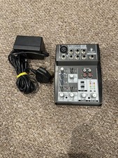 Behringer Xenyx 502 Compact Audio Mixer with 5 Input 2-Bus