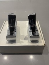 Quartz Chrome Finish Basin Taps Plumb Pair