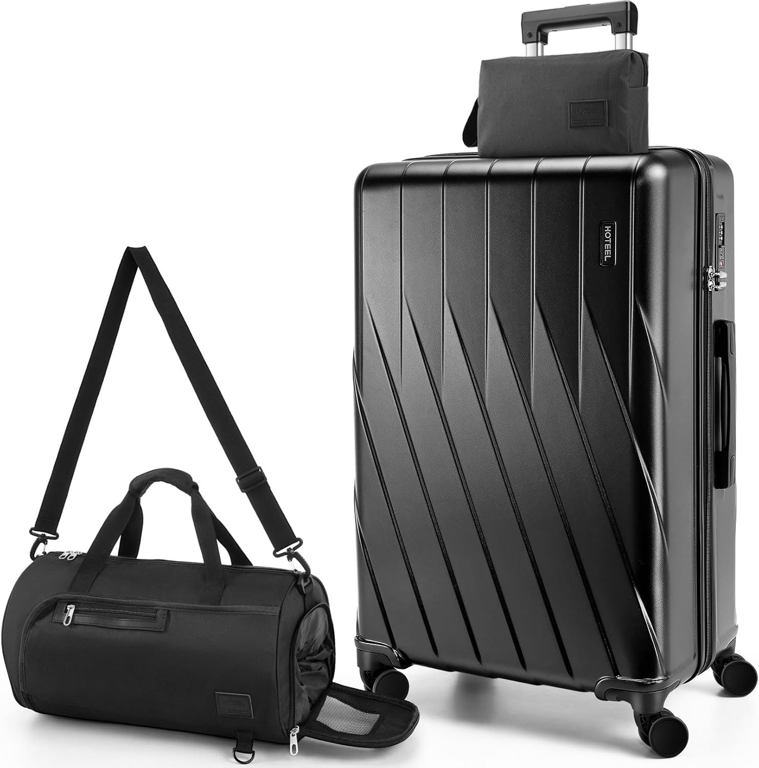 3/5 Piece ABS+PC Hardshell Luggage Set with Spinner & YKK Zi