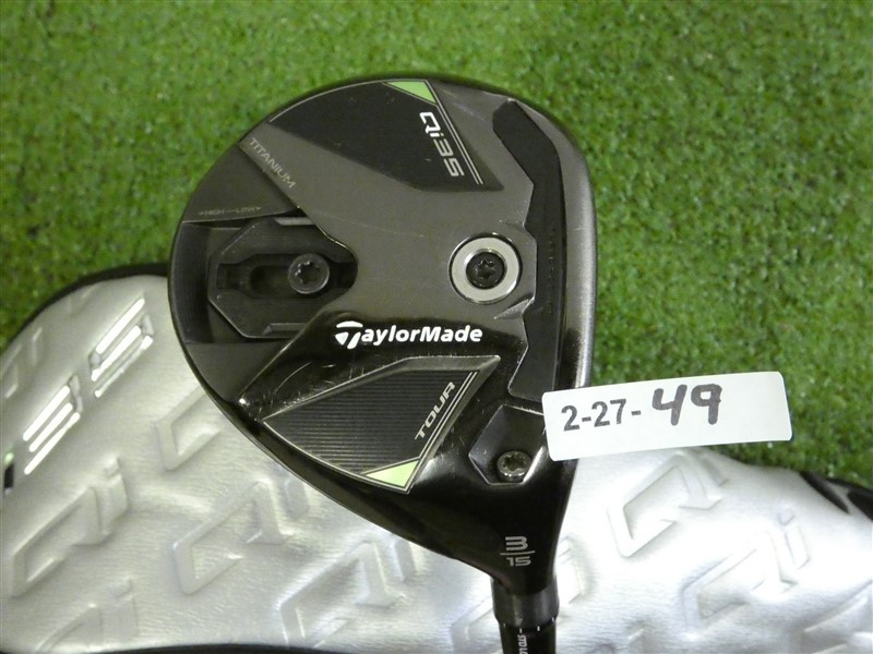 TaylorMade Qi35 Tour 3-Holz – 15° Loft, Stiff, Fujikura Ventus Blue 6, Rechtshändig, Gebraucht