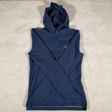 Vineyard Vines Hoodie Mens Blue Performance Thermal Waffle Knit Size XS