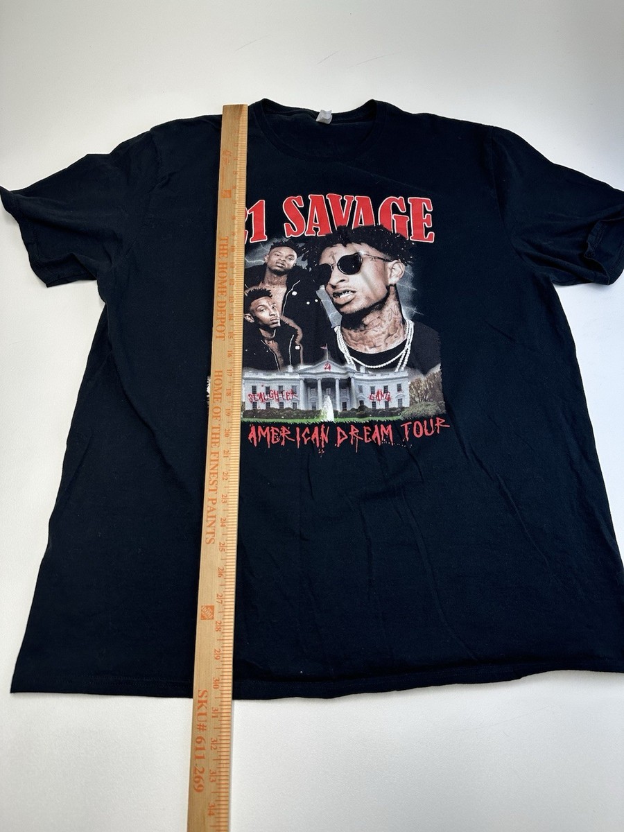 21 Savage 2024 American Dream Tour T-shirt Sz 2XL | eBay