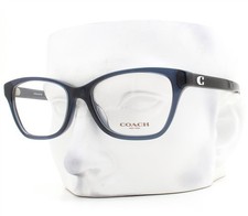 Coach Eyeglasses HC 6196U 5714 Glasses Polished Crystal Dark Blue 52mm No Case