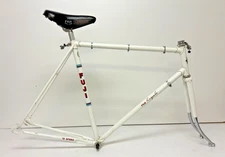 Vintage 1980s Fuji Royale 57cm C-C Lugged CrMo Road Frame/Fork BB Post Saddle