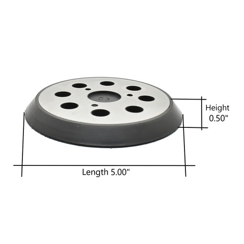 Cable portador Dewalt gancho y bucle almohadilla lijadora de 5" negro y cubierta 151281-08 RSP26 - Imagen 6 de 6