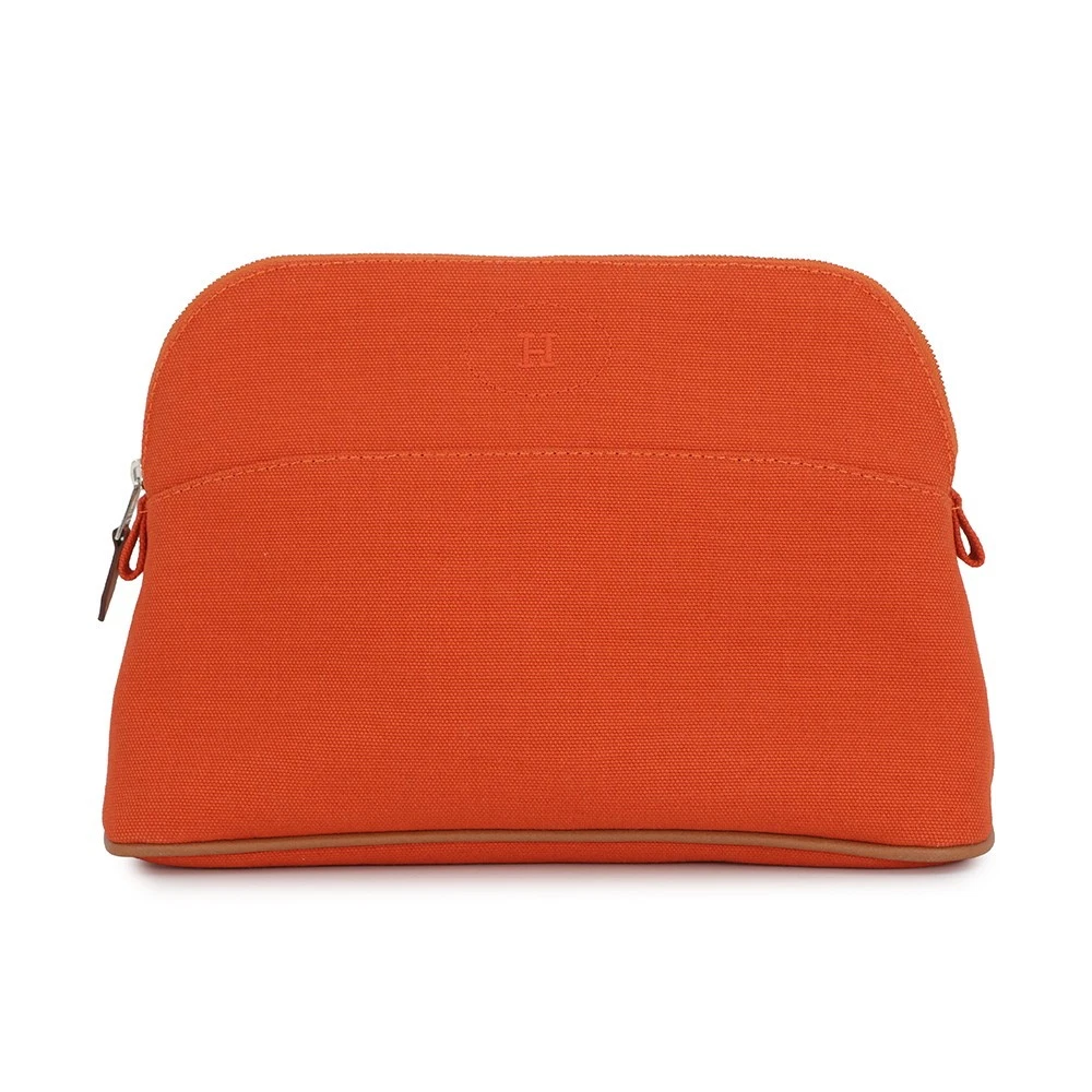 Hermes — HERMES Bolide Pouch Size MM Canvas Orange