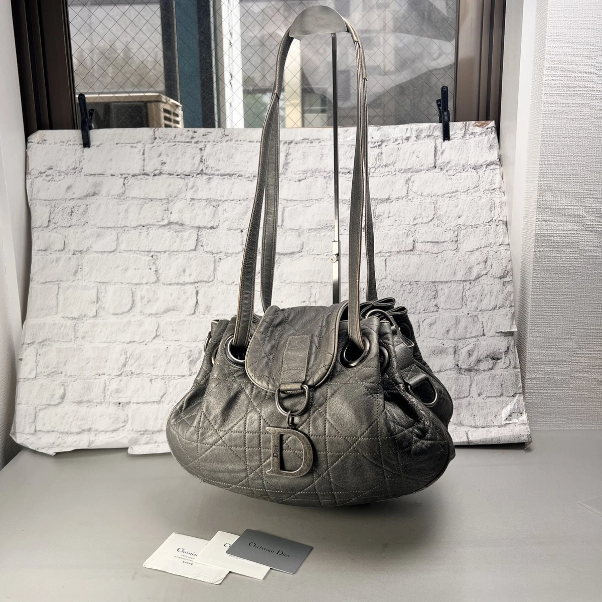 Dior Gray Bags & Handbags for Women for sale | eBay