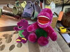 Vintage 1992 Barney The Dinosaur Plush 15" Well-Made  Smaller Scale Barney