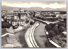Vtg Postcard Panoramic View of Viareggio, Coastal city in Tuscany, Italy Posted