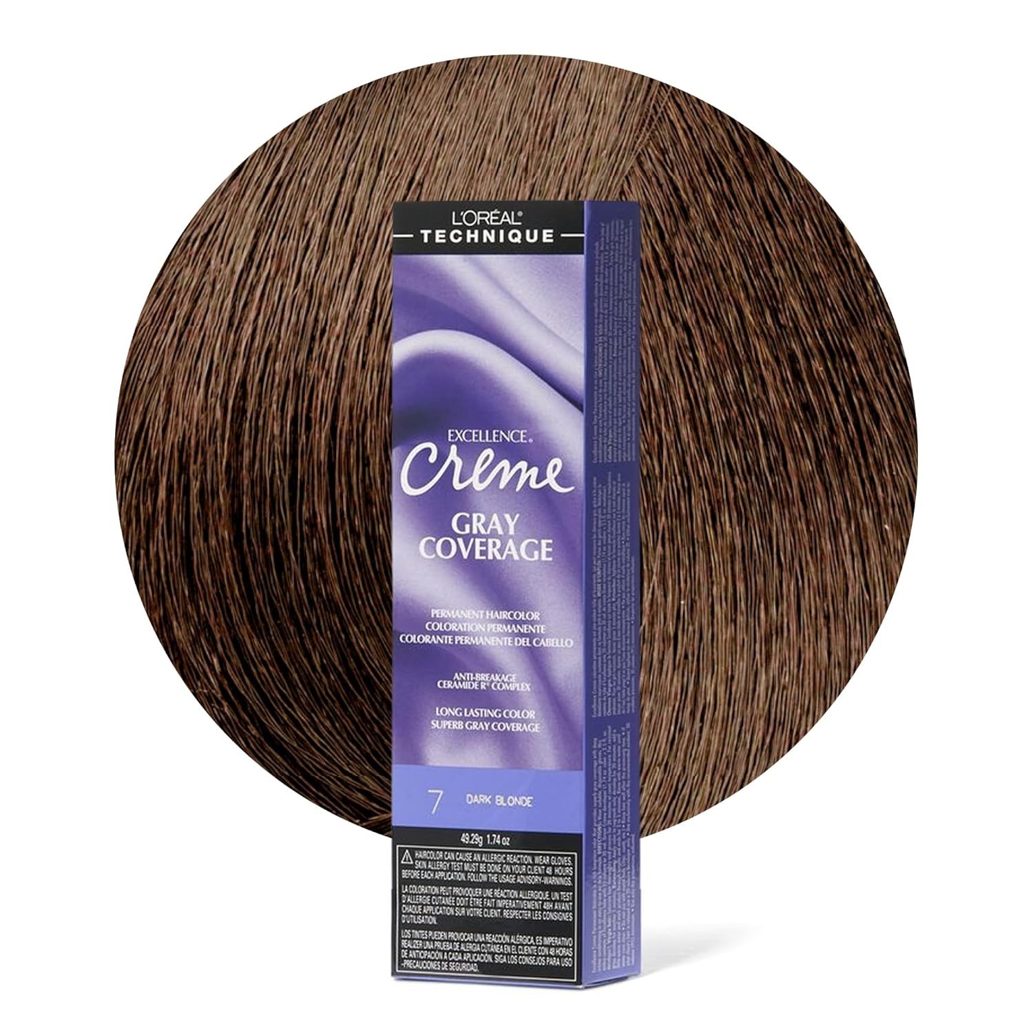 L'Oreal Technique Excellence Creme - Gray Coverage - 7 Dark 
