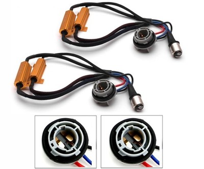 Wire LED Resistor Canceler Flash Error Decoder 1157 S Front Turn Signal OE