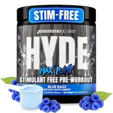 PROSUPPS Mr. Hyde Max Pump Pre Workout Powder - Stim-Free Preworkout Supports -