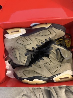 Travis Scott Jordan 6 Olive Size 9.5 w/ Box