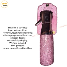 Glitz & Glam Pink Bedazzled Continuous Mist Spray Bottle