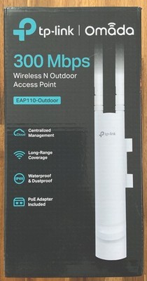 TP-Link Omada 300Mbps Wireless N Outdoor Access Point EAP110-Outdoor New 