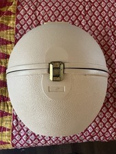 VTG McM LaRonde Jet Set Hard Shell Wig Case Travel Carry Case Hat Box USA