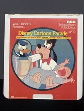 Disney Cartoon Parade Volume 3 Donald Duck Goofy CED Disc RCA Selectavision VG