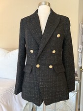 Jason Wu Shimmery Tweed Blazer Jacket - Small