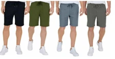 NEW! Eddie Bauer Men's Lounge Short 2 Pack Zip Secured Pockets | Variety 