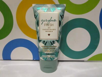 BATH & BODY WORKS ~ GINGHAM FRESH ULTRA HYDRATION BODY CREAM ~ 2.5 OZ