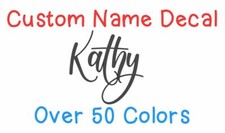 Fun Custom Name Vinyl Decal Sticker Tumbler Water Bottle Car Window Hydro Gift