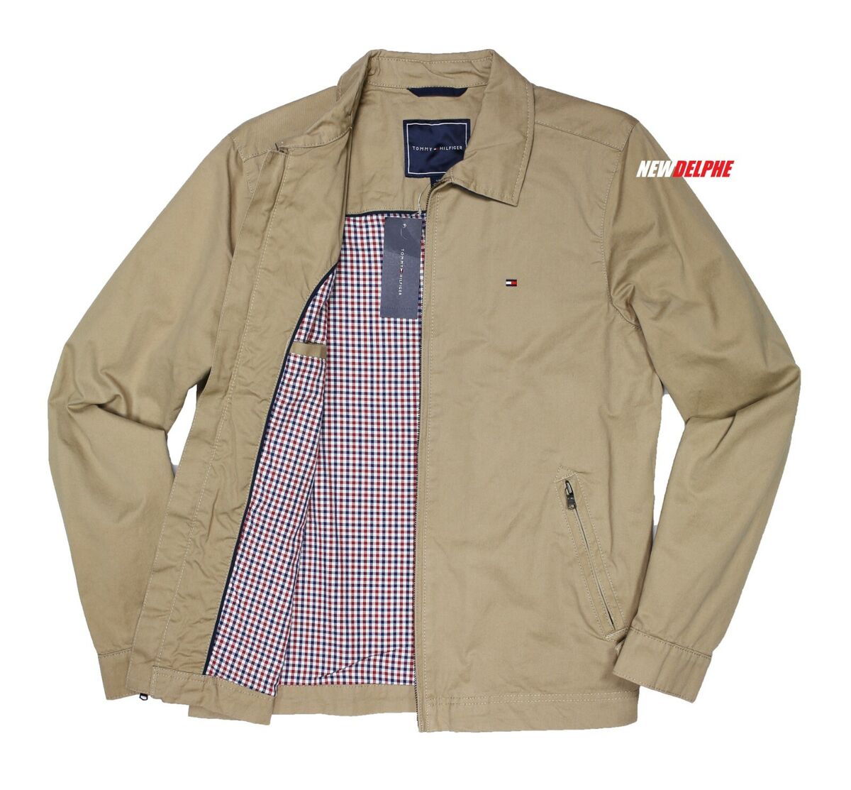 NWT TOMMY HILFIGER Men's Flag Logo Classic Fit Windbreaker NWT TOMMY HILFIGER Men's Flag Logo Classic Fit Windbreaker