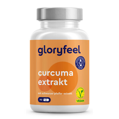 Curcuma Extrakt Kapseln - 95% Extrakt Hochdosiert - Angereichert mit Bio Curcuma