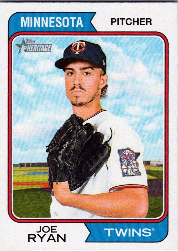 2023 Topps Heritage #29 Joe Ryan Minnesota Twins