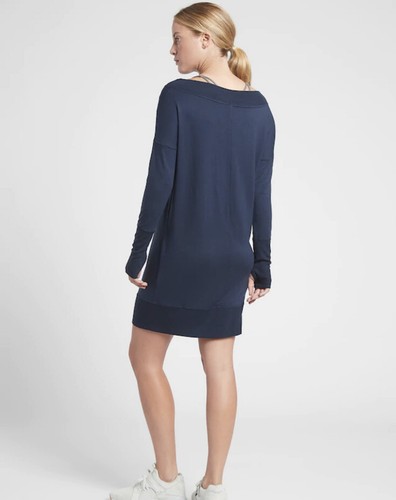 ATHLETA Studio Barre Sweatshirt Dress 2 