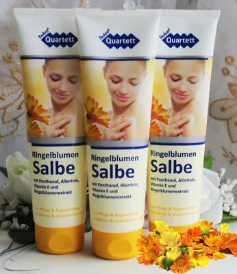 PHARMAMEDICO GMBH 3x150ml ReAm Quartett Ringelblumen Salbe Hautcreme Feuchtigkeitspflege Vitamin E