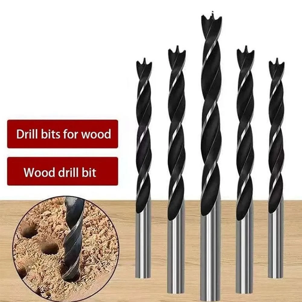 8pcs Punching Spiral Drill Bit Hole Drilling Wood Drill Bit Set