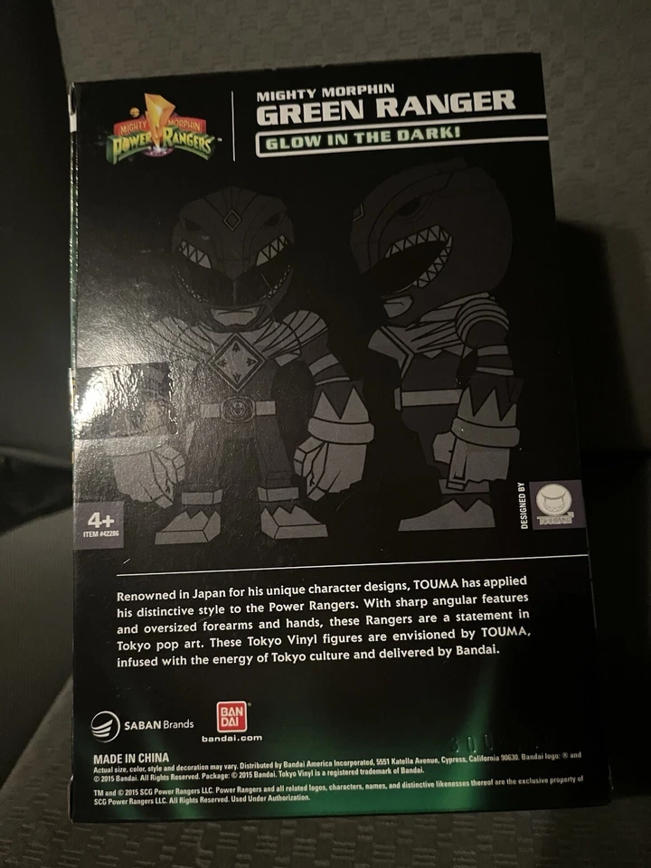 Vinilo Bandai Wizard World verde Power Ranger SDCC Tokio brillante Foto 4 de 4