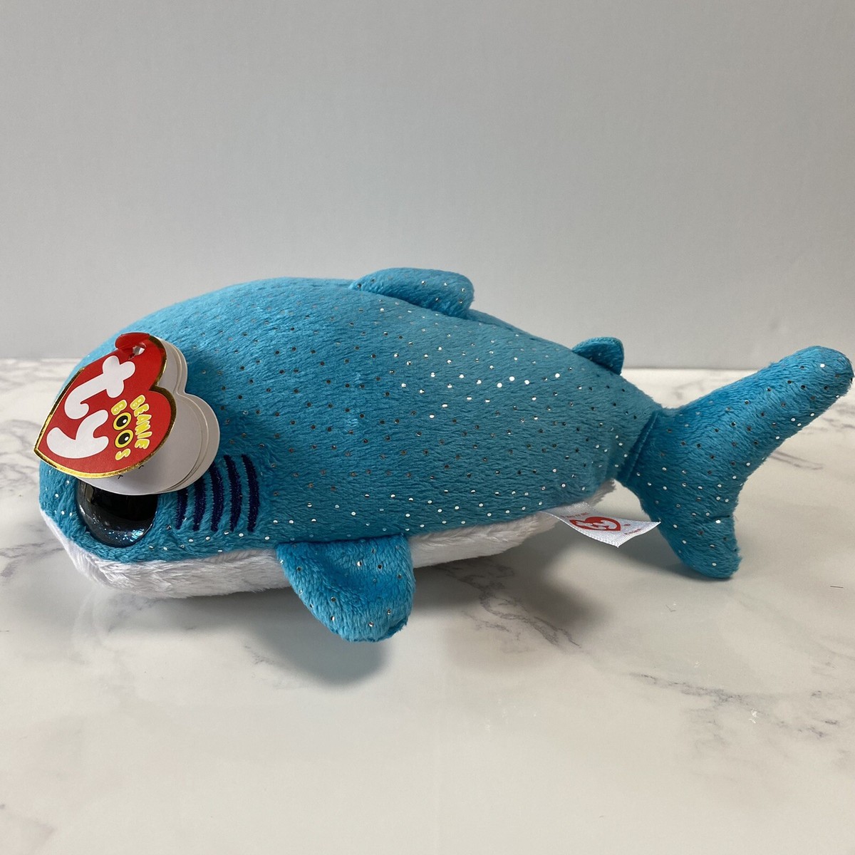 Ty Beanie Boos - ASUKA Lo Squalo Balena (esclusiva Giappone) NUOVO DI - Foto 5