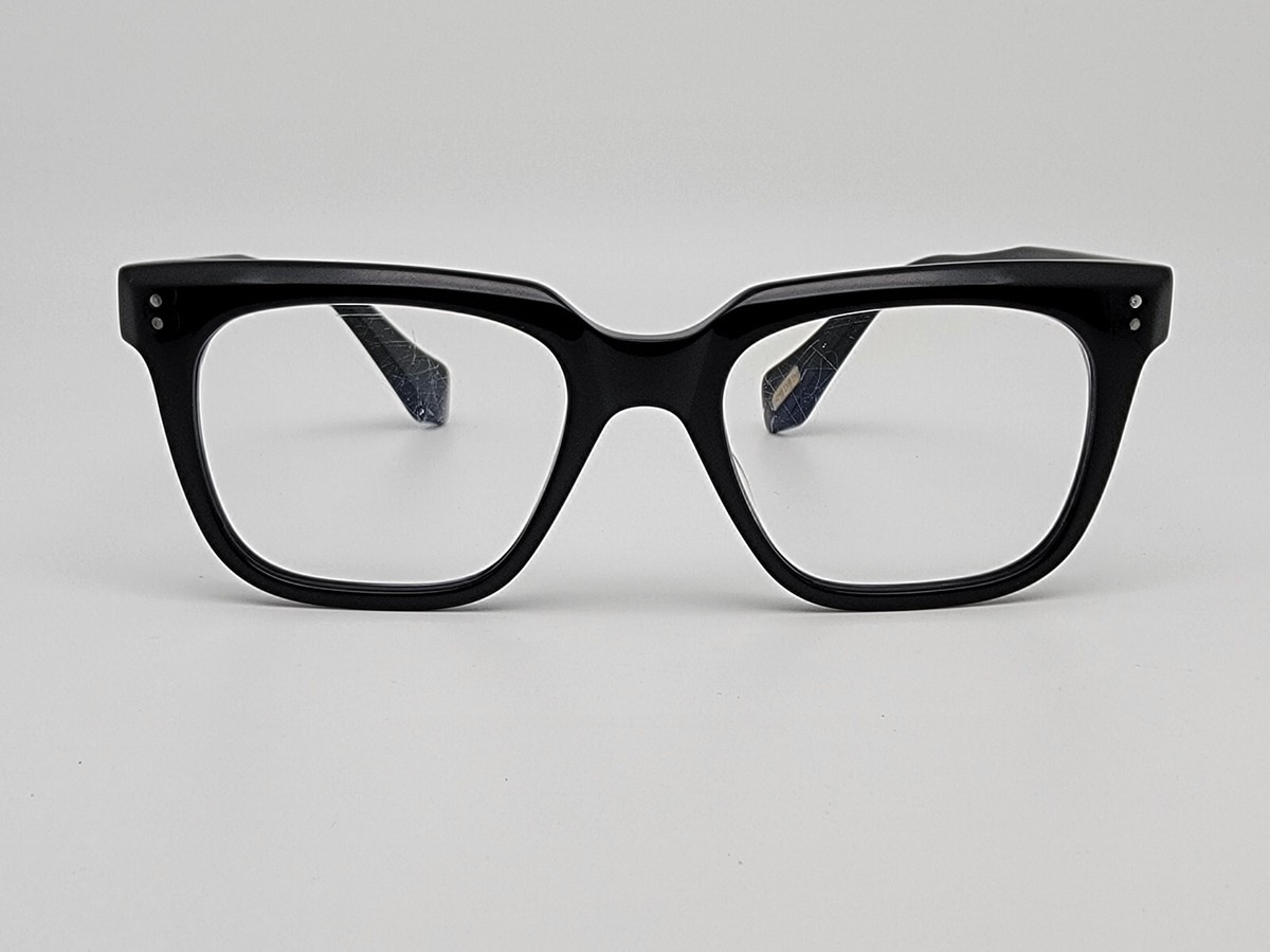 Color Specs 6145 Eyeglass Frames Black Handmade Singapore 4U US105 BLACK GREY 52-17-145 BLACK FULL RIM EYEGLASSES  main image 4