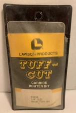 lawson products Tuff-Cut carbide router bit. 1/8” O.D. Bevel Trim Bit.