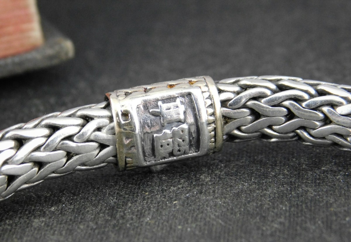 Mens Women 925 Sterling Silver Bracelet Rope Design Turkish Handmade Man  Jewelry | eBay