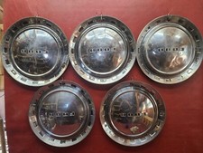 Five Vintage 1952 52 Ford Crestline Victoria Custom Line Sunliner Coupe Hubcaps Five Vintage 1952 52 Ford Crestline Victoria Custom Line Sunliner Coupe Hubcaps
