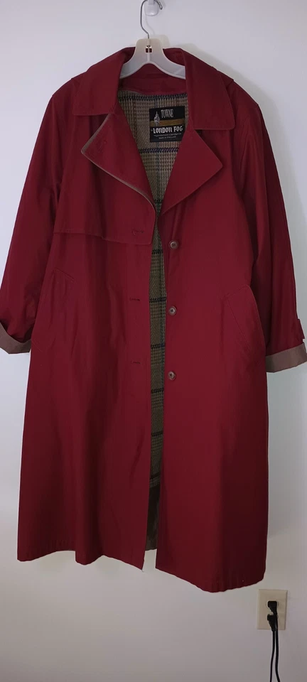London Fog Towne Trench Coat Women's Size 12P Belt Removable Liner - Image 3 of 4