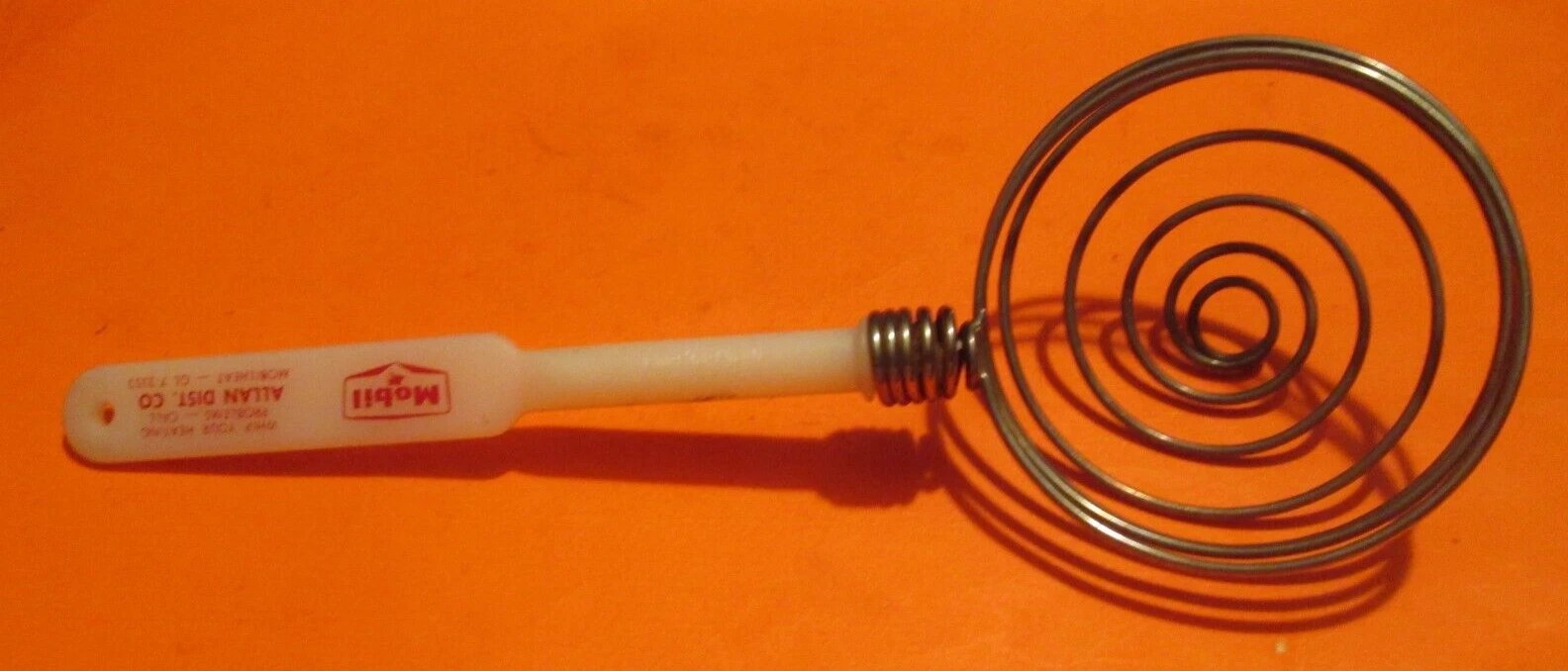 Vintage 1950s MOBIL GASS Egg Separator ALLAN DI ST CO. PH GL 73353 MOBILHEAT