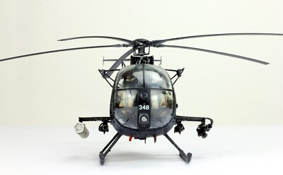 PreSale AH-6J Little Bird /w 2 Pilots 1:35 Pro Built Model | eBay