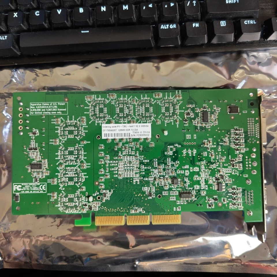 Delidded XFX Nvidia GeForce FX 5900 XT 128MB | AGP Retro Graphics Card - Image 2 of 4