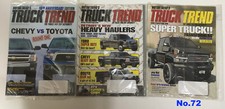 Truck Trend Magazine GMC Toyota Chevy GM (USA) Jan/Feb,May/June,July/Aug 2007 