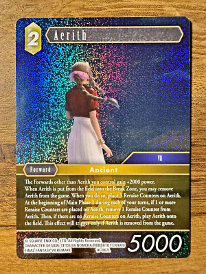 Final Fantasy TCG Opus 16 Emissaries of Light - Aerith 16-067L
