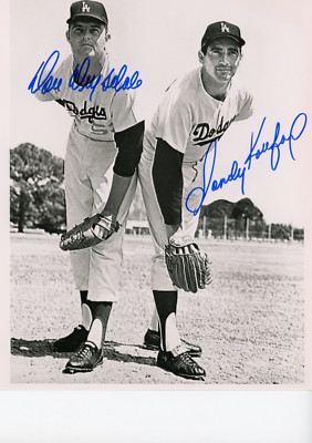 DON DRYSDALE VIN SCULLY SANDY KOUFAX 8x10 Glossy Photo Print Baseball Legends Image #1