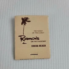 Ramons Cocoa Beach Florida Matchbook Match Box Vintage Matches Memorabilia