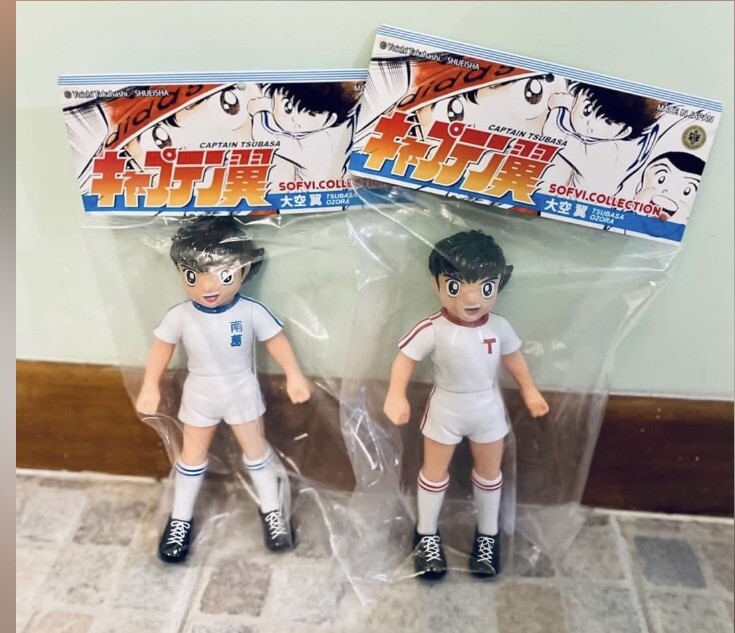 2pcs Captain Tsubasa Ozora 9.5” Sofubi SC & T-mark Version